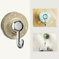 thumbnail image 3 of VOAVEKE Shower Caddy, Shower Organizer, Bathroom And Toilet Non Perforated Rotating Suction Cup Hook, 3 of 5