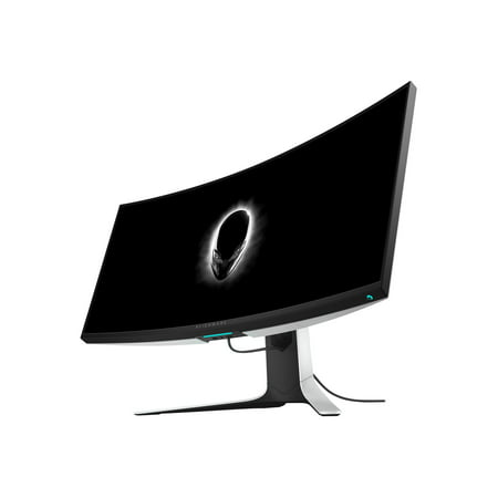 Alienware 120Hz UltraWide Gaming Monitor 34 Inch Curved Monitor with WQHD (3440 x 1440) Anti-Glare Display, 2ms Response Time, Nvidia G-Sync, Lunar Light - AW3420DW