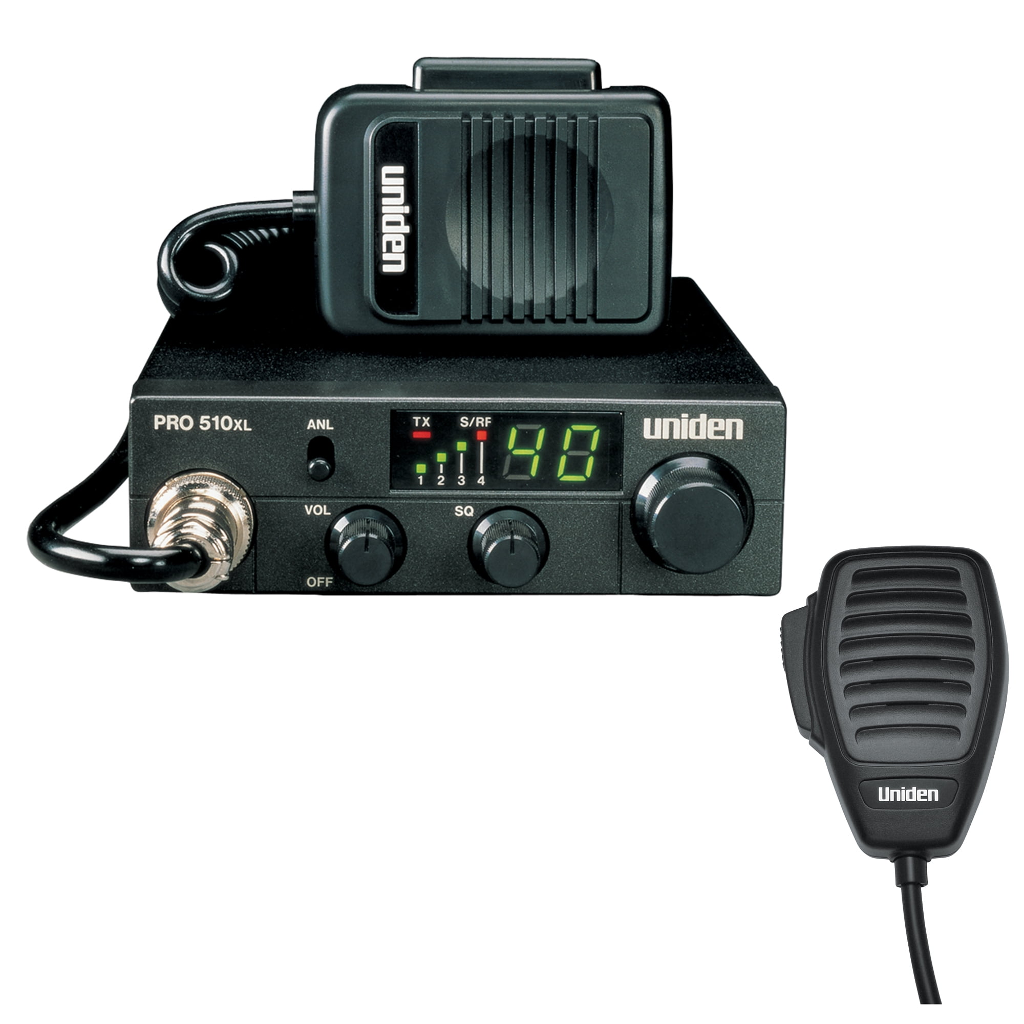 Uniden PRO510XL 40Channel Compact CB Radio & BC645 Accessory CB