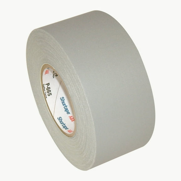 Shurtape P-665 General Purpose Gaffers Tape: 3 in x 55 yds. (Grey)