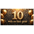 thumbnail image 4 of LUUFILx Golden Happy 11th Birthday Backdrop Extravagant Balloon Photo Banner Elegant Party Background for Celebration Anniversary Event Photography Decor, 4 of 9