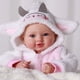 thumbnail image 2 of Muñeca Bebé Realista Sonriente 17 Pulgadas Recién Nacida Cuerpo Suave de Tela con Caja de Regalo para Niños 3 Años en Adelante, 2 of 7