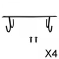 thumbnail image 1 of 4x Soporte para Tazas de Café debajo Del Gabinete, Soporte Metálico para Tazas de Café, Organizador de Tazas para Almacenamiento en Estantes de Gabine 4 piezas, 1 of 10