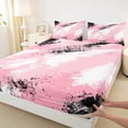 thumbnail image 3 of Manfei Teens Adults Abstract Oil Painting Twin Sheet Sets 3pcs,Vintage Aesthetic Twin Fitted Sheet Microfiber,Retro Gradient Minimalist Breathable Flat Sheet,Breathable Home Decor, 3 of 7
