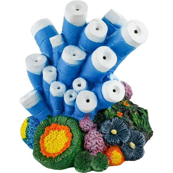 Aquarium Ornament Bubbler with 6.5 ft. Airline Tubing, Air Stone and Air Valve Connector for Fish Tank Decoration