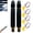 2 Set, variant on 1 Set 6.46in Metal Water Hose Nozzle High Pressure Spray Wand Twist Adjustable Jet Sprayer Attachment with Stainless Steel Thumb Screw Faucet Clamps for Auto Car Wash Driveway Yard Patio Cleaning