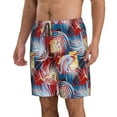 thumbnail image 2 of Naloa Hawaiian Style Men's Beach Shorts, Surfing shorts, Swim trunks, Quick Dry Swim Trunks for Surfing Beach Fun - Large, 2 of 9