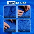 thumbnail image 5 of Repair Patches for Jackets, Tent, Shoe, Air Mattress, PVC Gear - Waterproof, Self-Adhesive, Tear-Cold-Heat-Resistant, Down Puffer Coat (11 Pieces, Blue), 5 of 9