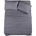thumbnail image 1 of King Bed Sheet Set Piece Bedding Soft Brushed Microfiber Fabric Shrinkage & Fade Easy Care (), 1 of 6