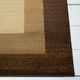 thumbnail image 4 of Home Dynamix Royalty Clover Contemporary Geometric Border Indoor Area Rug, Brown/Blue, 43"x62", 4 of 6