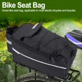 thumbnail image 3 of larger electric Bicycle ebike Rear Trunk Bag Waterproof Rack Trunk Bag grey, 3 of 8