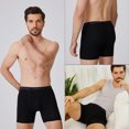 thumbnail image 6 of Men's Boxer Briefs,Comfortable Bamboo Viscose Underwear,Moisture Wicking and Breathable,4 Pack,M-XXL, 6 of 10