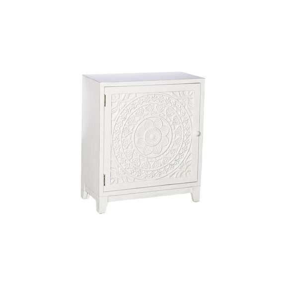 White Accent Cabinet - Storage Cabinet with Drawers - Living Room Cabinet - Home Organization - 25.5"L