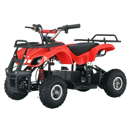 Costway Electric Ride On Atv Quad 36v Battery Operated Kids Four