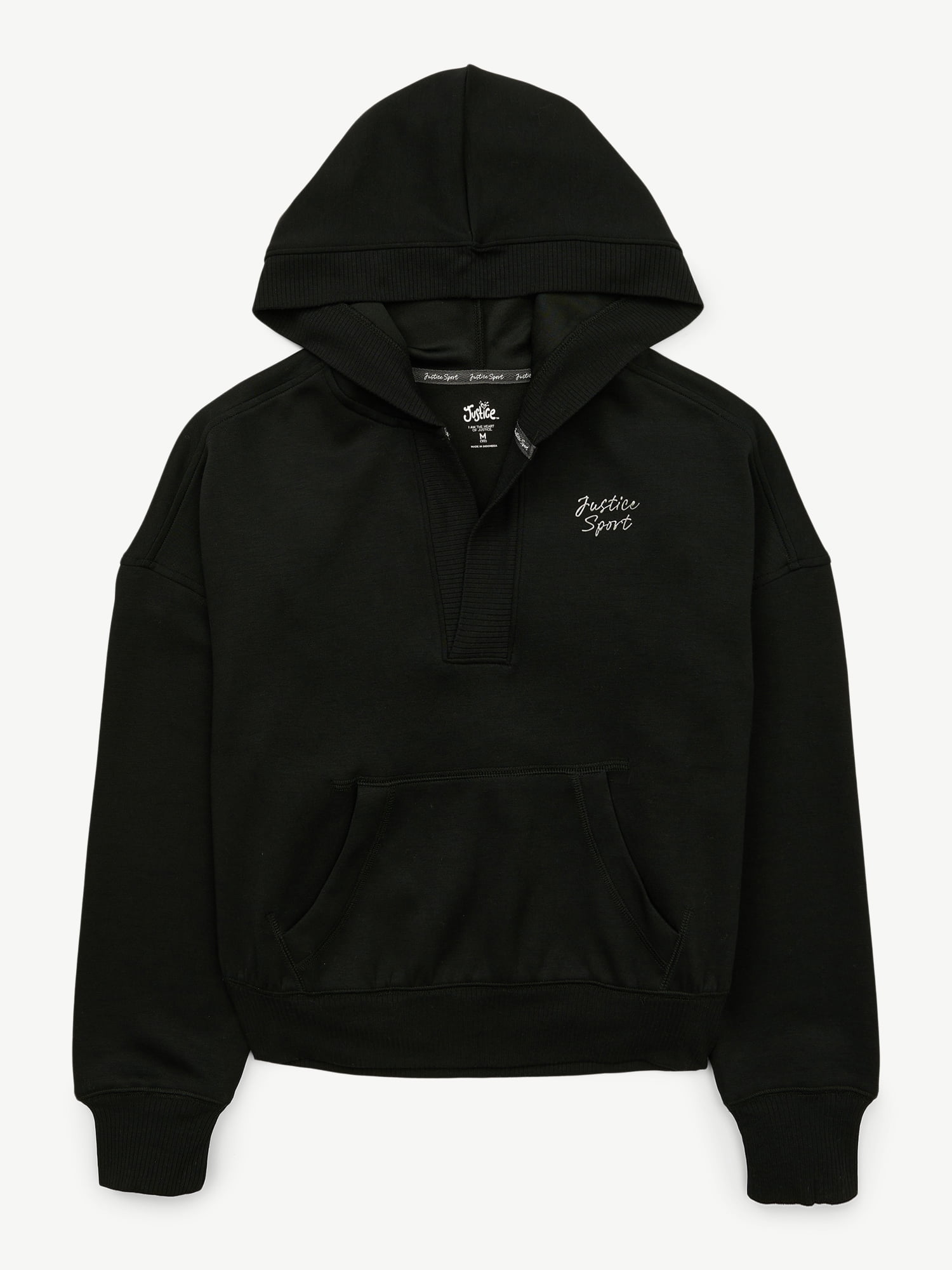 Justice Girls Rib Detail Hoodie, Sizes XS - XLP