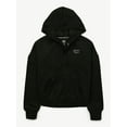 thumbnail image 4 of Justice Girls Rib Detail Hoodie, Sizes XS - XLP, 4 of 6