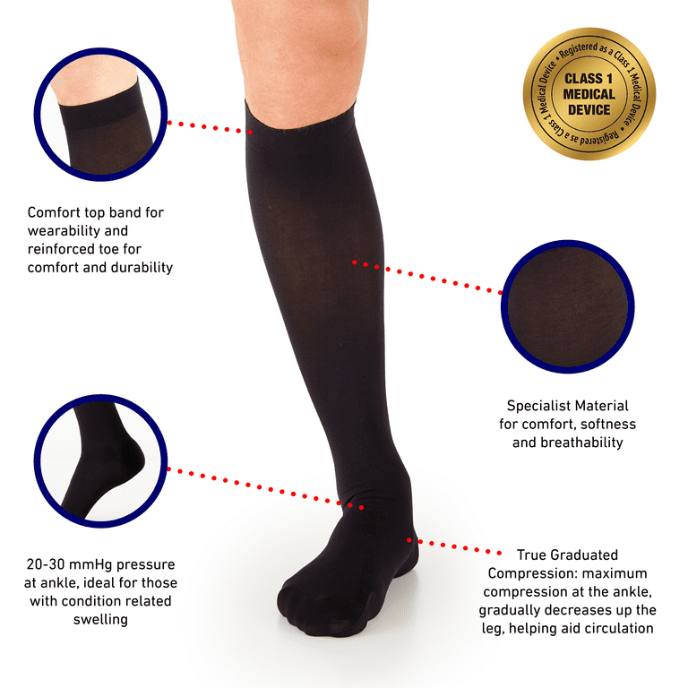Neo G Men's XX-Large Therapeutic Compression Socks, 20-30mmHg