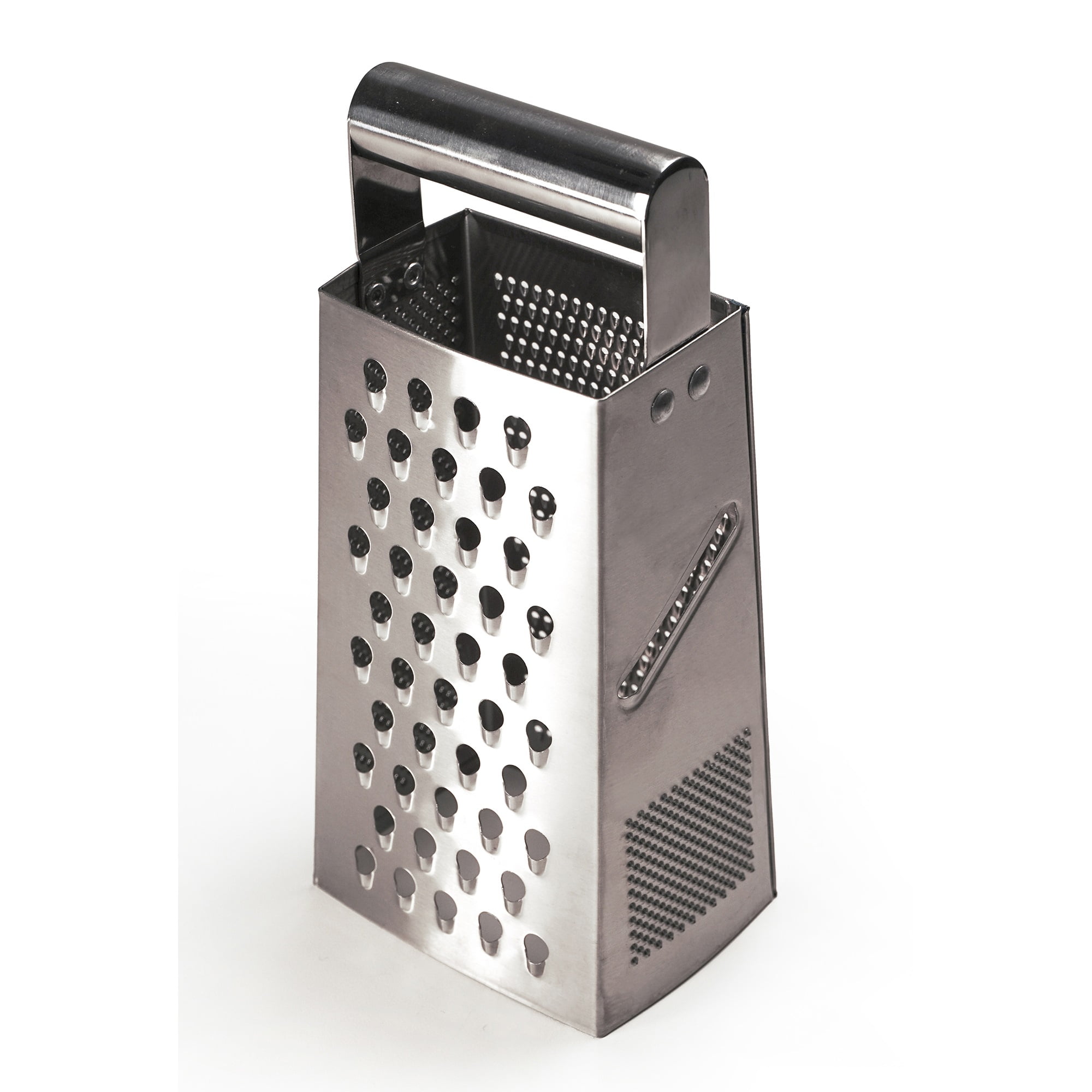Met Lux Stainless Steel Heavy-Duty Four-Sided Cheese Grater - 4 1 