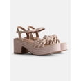 thumbnail image 2 of Free Assembly Women's Espadrille Block Heel Platform Sandals, 2 of 7