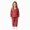 K009-Red, variant on NOLDARES Toddler Girl Christmas Pajamas Santa Plaid Long Sleeves Shirt Pajama Pants Set Kids Cotton Nightgown Outfits(K009-Red)