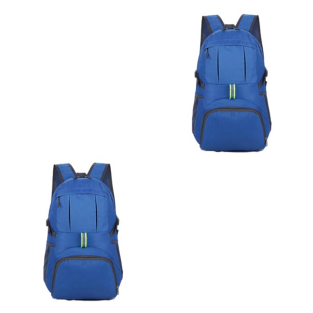 Greeniant De Viaje Portátil Con Gran Capacidad Y Exquisita Artesanía Impermeable Plegable Camping Azul 20-35L Azul 20-35L 2Conjunto