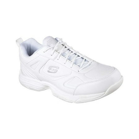 Skechers Work Men's Relaxed Fit Dighton Slip Resistant Work (Best All White Shoes Mens)
