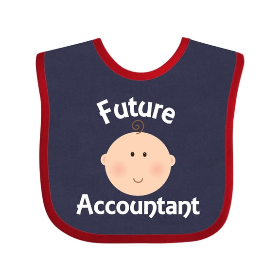 Inktastic Future Accountant Occupation Boys or Girls Baby Bib