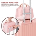 thumbnail image 6 of Plenkra 20 Inch Ride-On Luggage with Small Carry-On Suitcase, 6 Spinner Wheels & Retractable Handle, Hardshell Carry-On Suitcase for Smooth Rolling, Fun Scooter Suitcase for Travel, 6 of 8