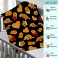 thumbnail image 3 of Chicken Nuggets Throw Blanket - Ultra Soft Plush Flannel Blanket,Warm Cozy Bed Quilt Home Decor for Couch Sofa Bed All Season,60"x50" for Teens, 3 of 6