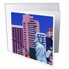 3dRose New York Hotel and Casino.The Strip, Las Vegas, United States - Greeting Card, 6 by 6-inch