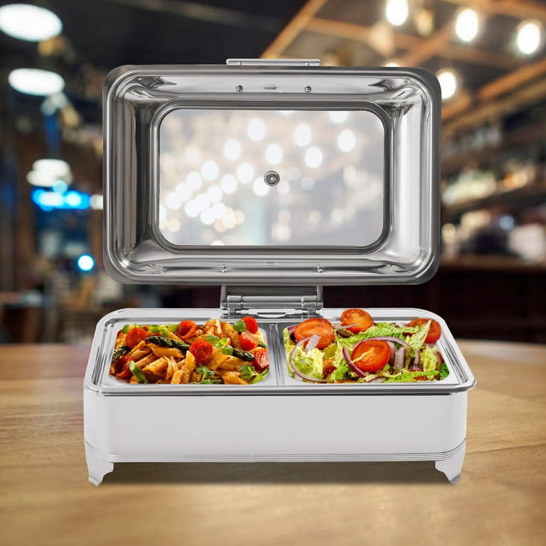 21.9 in. Stainless Steel Electric Food Warming Tray Buffet Server Hot –  Arborb