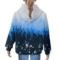 thumbnail image 7 of Mercatoo 𝗛oodie Girls Oversized Crewneck Sweatshirts Casual Hooded Flower Gradient 𝗛oodie Clothes Fall Fashion Outfits, 7 of 7