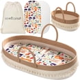 thumbnail image 1 of Cesta para Cambiar Bebé YOMECHEO Boho con Almohadillas Impermeables, 1 of 9