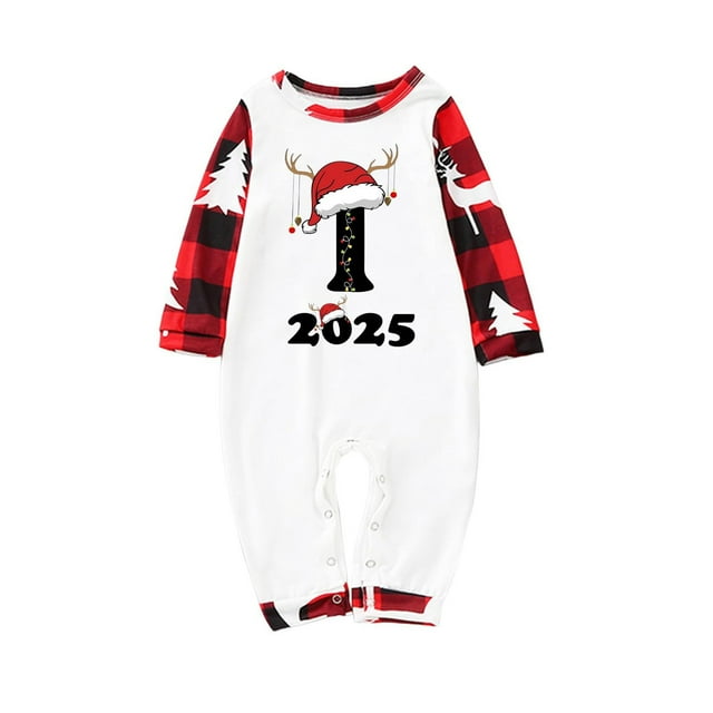 Combinaison pour Enfant à Carreaux pour Pyjamas de Famille, Pyjamas pour la Famille