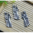 thumbnail image 6 of U8MO 6~50pc Retro Wedding Couple Alloy Charms Pendant Jewelry Making DIY 27*11mm-50pcs, 6 of 8