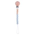 thumbnail image 1 of Productos para bebés Cadena para chupete con clip redondo de haya para apaciguar al bebé Perlas de silicona Perlas de haya anti-cadena, 1 of 6