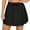 Black, variant on Swim Skirts for Women High Waisted Drawstring Bikini Tankini Bathing Bottoms with Zip Pockets