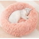thumbnail image 1 of Camas para gatos para gatos de interior, cama lavable para perros y gatos con forma de dona, cojín de felpa suave para mascotas, cama esponjosa con fondo impermeable para perros y gatos, cama, 1 of 6