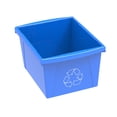 thumbnail image 3 of Storex XL Recycling Bin, Blue, 3 of 4