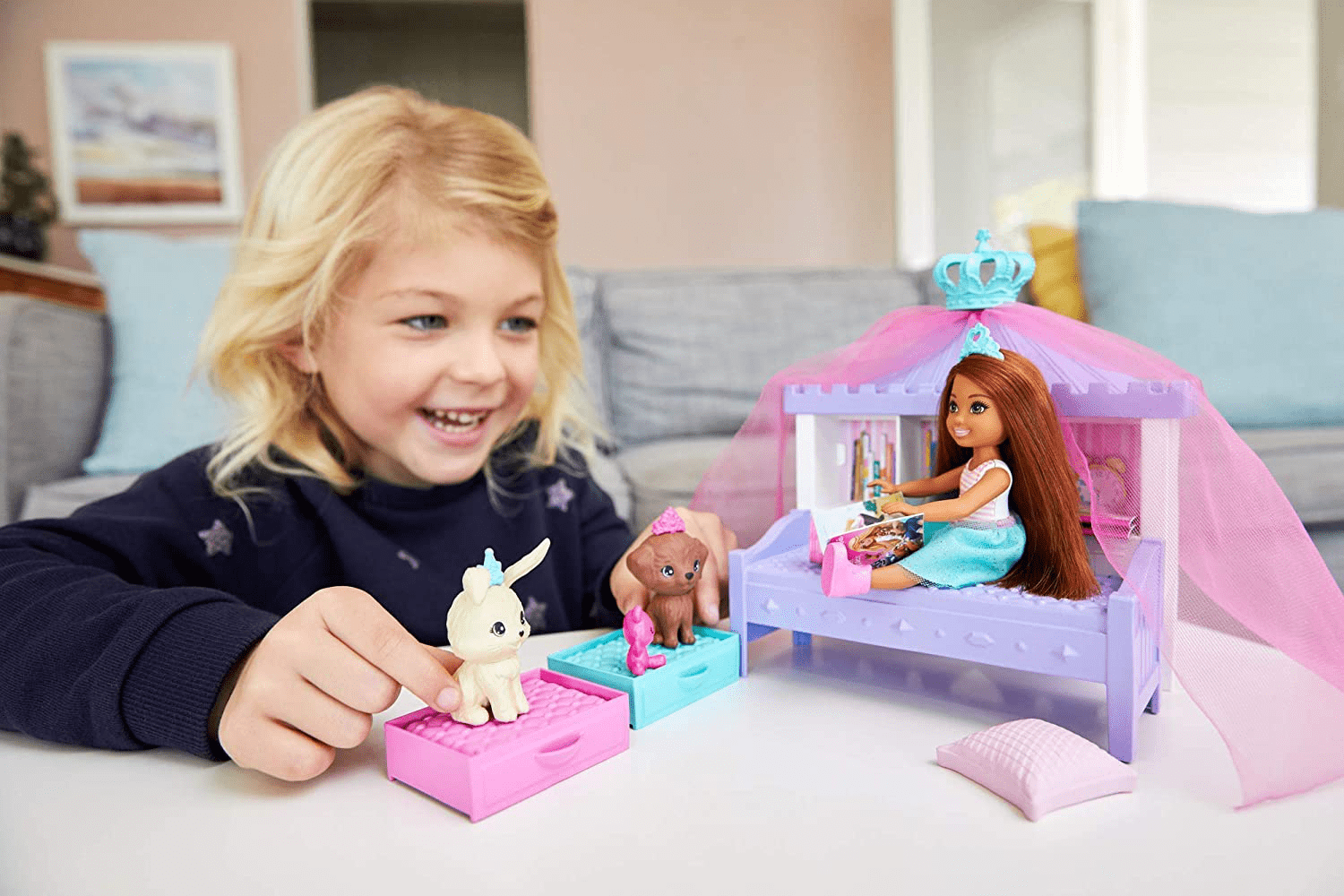 barbie princess adventure chelsea princess storytime playset