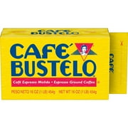 Cafe Bustelo Ground Coffee, Dark Roast, 16-Ounce Brick