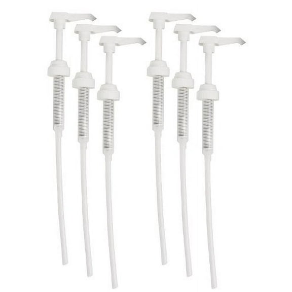 Espresso Supply 903316 Syrup Bottle Pump, 750ml, Set of 6