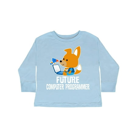 

Inktastic Future Computer Programmer Gift Toddler Boy Girl Long Sleeve T-Shirt