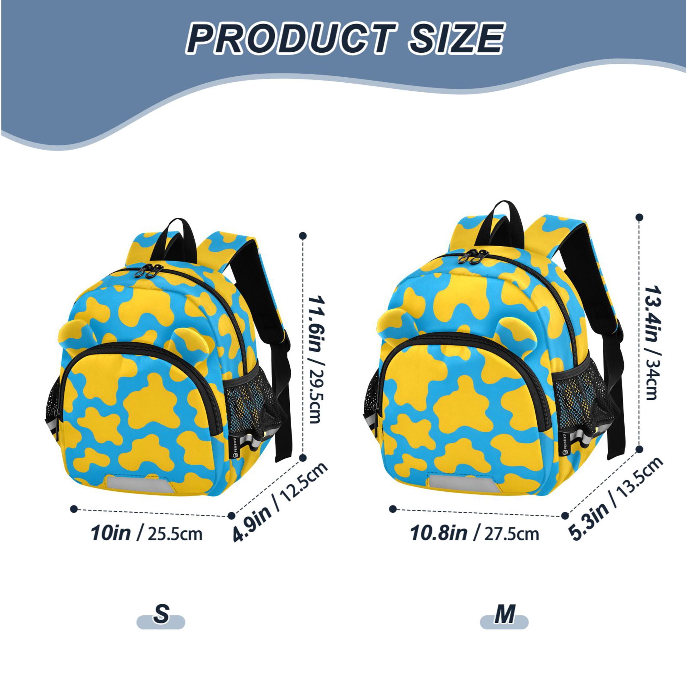 ALAZA Cow Print Mini Backpack School Bookbag Age 3-7 Small