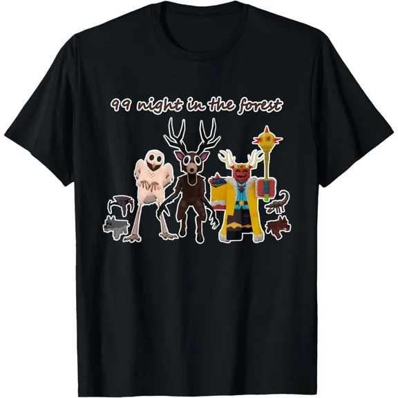99 Nights Forest Holiday Season Nighttime Adventure Costume Art Unisex T-Shirt, up to size 5XL