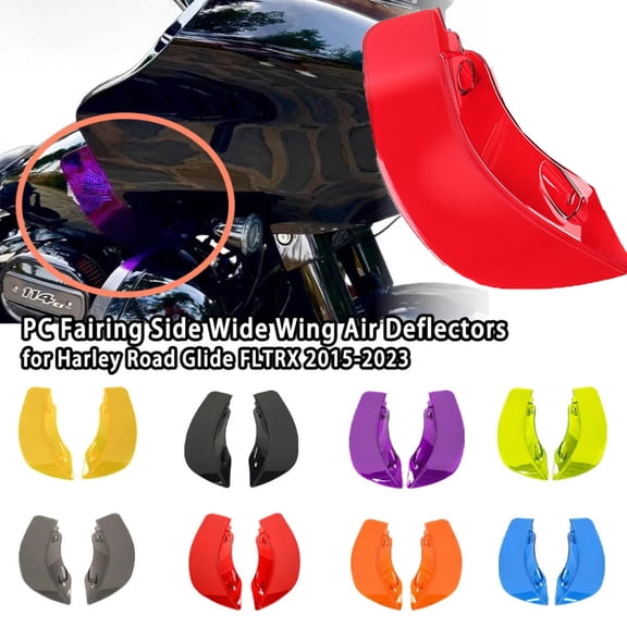 For Harley Touring Road Glide FLTRX 2015-2023 NEW Side Fairings Air Wind Deflector Spoiler Kits for Road glide FLTRXS FLTR ST FLTRXST