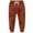Brown, variant on Piuwrlz Boys Jogger Pants for Kids Sweatpants Long Pant Brown Size 6 Years