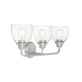 thumbnail image 4 of Vale 3-Light Bathroom Vanity Light in Satin Nickel, 4 of 6