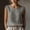*Gray, variant on Women's Boat Neck Sleeveless Linen Tank Top, Casual Loose Fit Summer Blouse Army Green,Women's Plus XXL