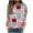 Multicolor#4, variant on Plus Size Sweatshirt for Women Vintage Plaid Print Hoodless Shirts Crewneck Comfy Trendy Long Sleeve Tunic Pullover